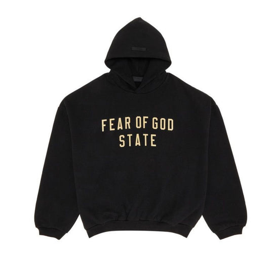 ESSENTIALS FOG BLACK SS24 HOODIE