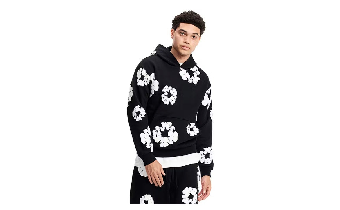 DENIM TEARS BLACK HOODIE