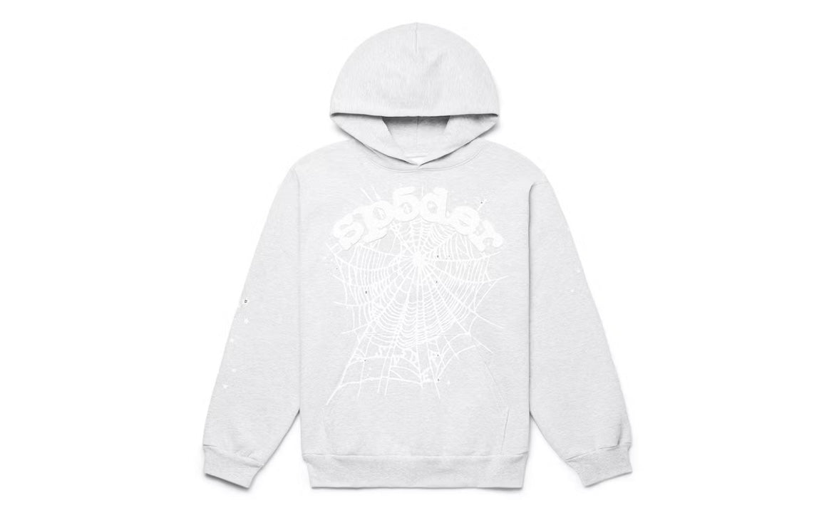 SP5DER OG GREY HOODIE