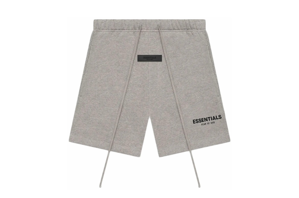 ESSENTIALS DARK OATMEAL SHORTS