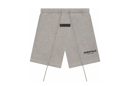 ESSENTIALS DARK OATMEAL SHORTS