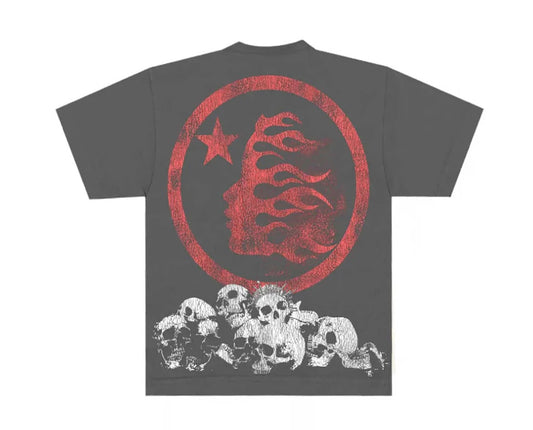 HELLSTAR SKULL CROWN RHINESTONE TEE