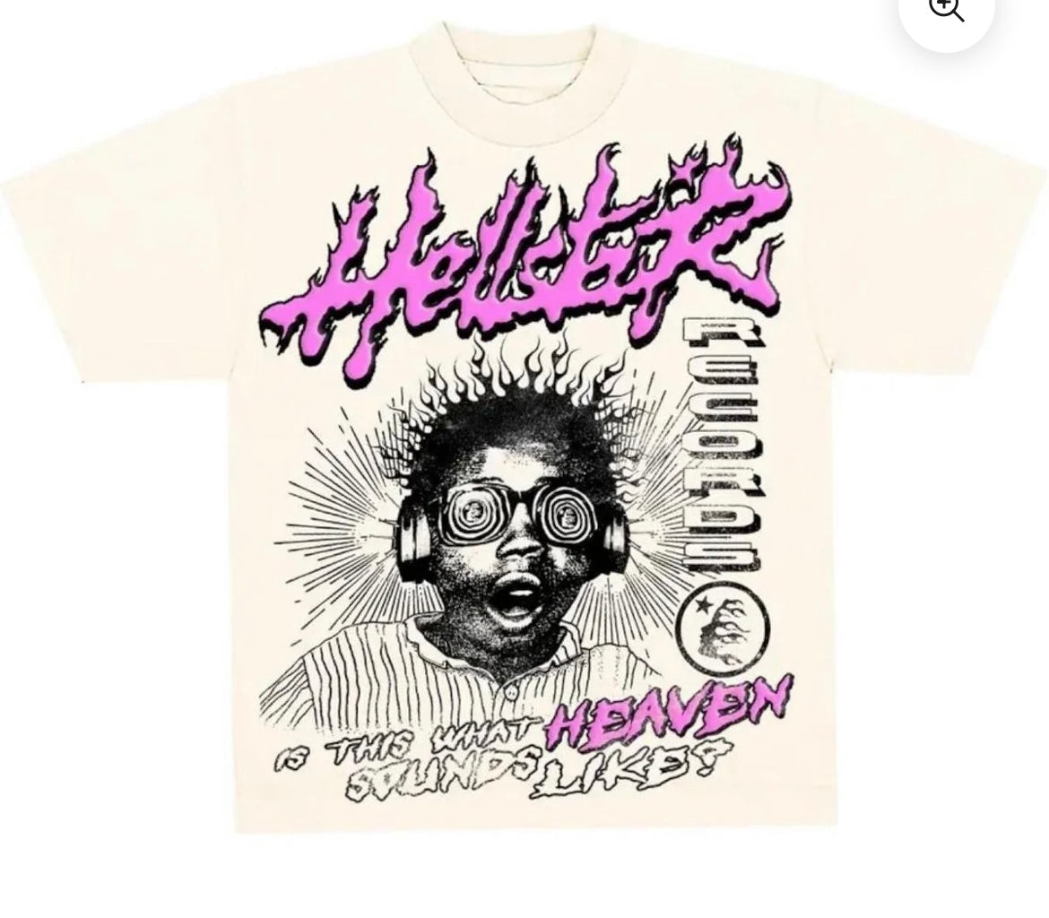 HELLSTAR HEAVEN CREAM TEE