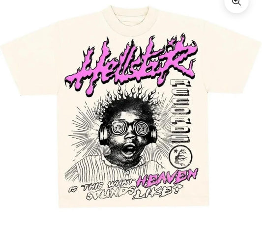 HELLSTAR HEAVEN CREAM TEE