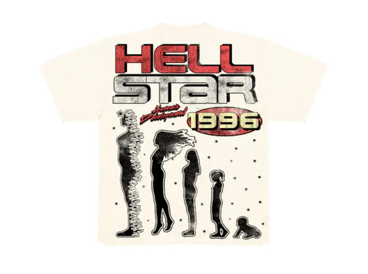 HELLSTAR HUMAN DEVELOPMENT CREAM TEE