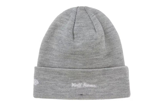 SUPREME HEATHER GREY NEW ERA BEANIE