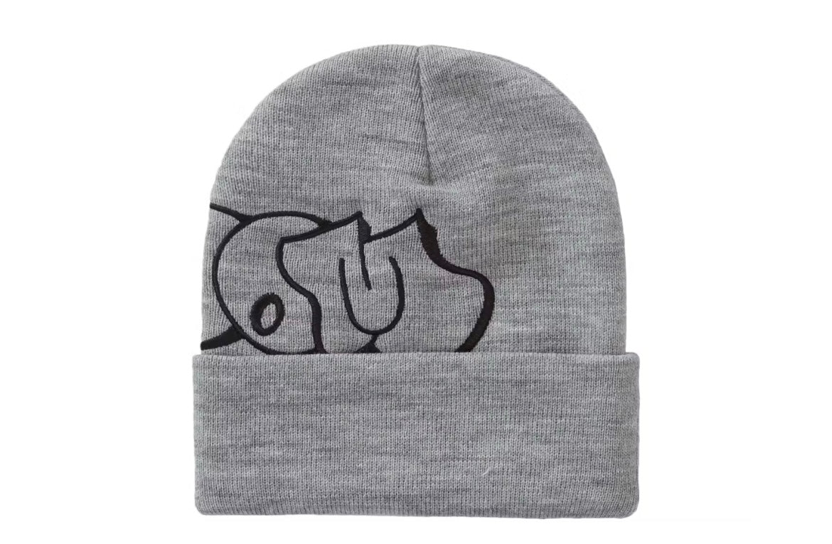SUPREME MF DOOM GREY BEANIE