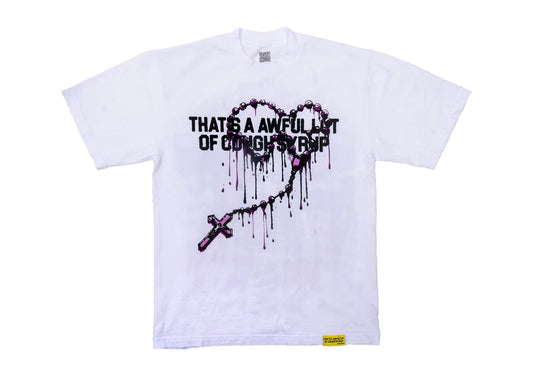 ALOCS ROSARY WHITE TEE