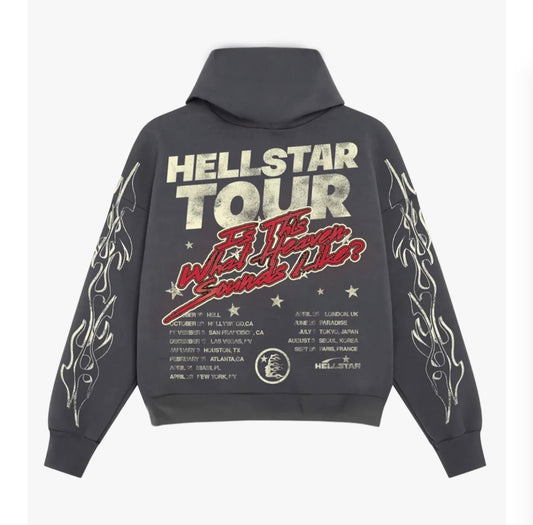 HELLSTAR RECORDS BLACK HOODIE