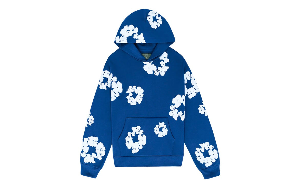 DENIM TEARS ROYAL BLUE HOODIE