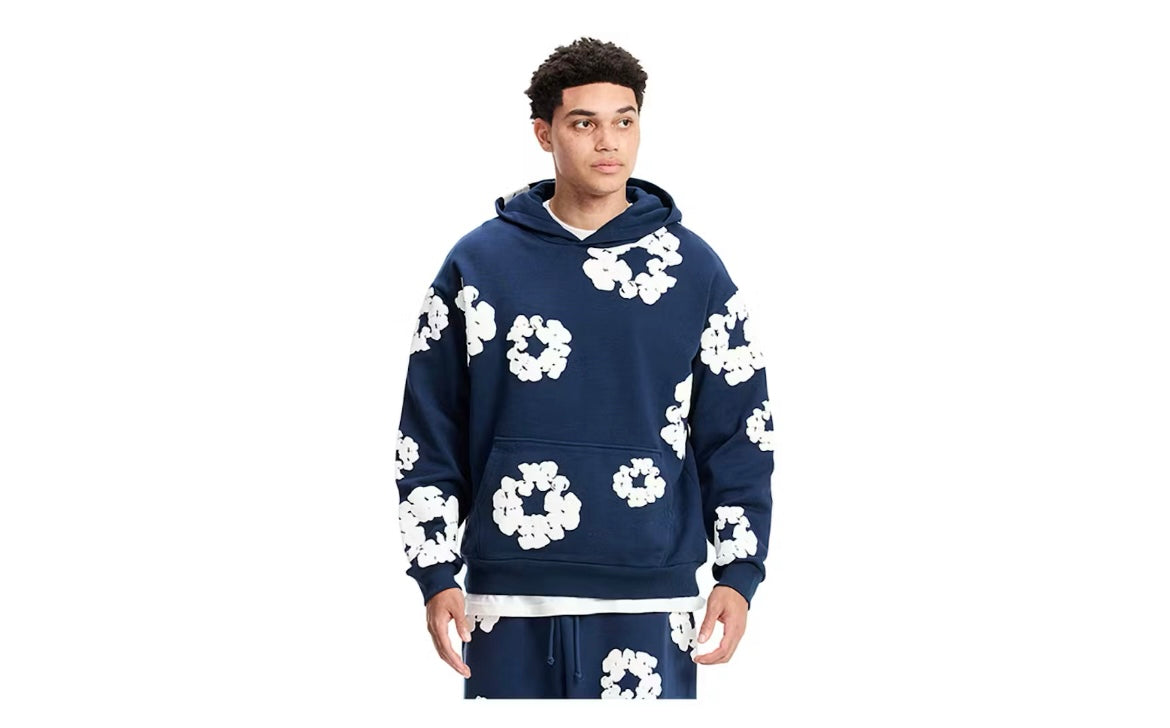 DENIM TEARS NAVY HOODIE